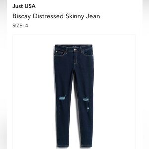 Just USA distresses Skinny​​​​​​​​​​